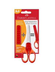 BLISTER CON FORBICE SCUOLA ROSSO