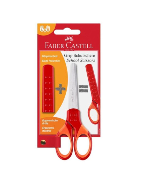 BLISTER CON FORBICE SCUOLA ROSSO