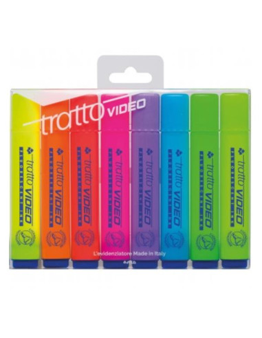 CF8PZ TRATTO VIDEO ARCOBALENO FLUO