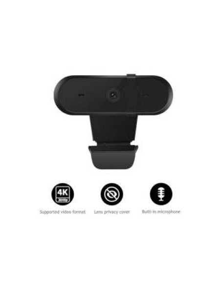 Nilox CON MICROFONO 4K webcam 8 MP 3840 x 2160 Pixel USB 2.0 Nero
