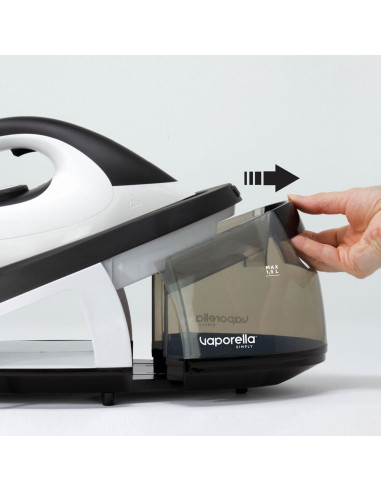 Polti Vaporella Simply VS20.20 2200 W 1,5 L Piastra in Ceramica Nero, Bianco