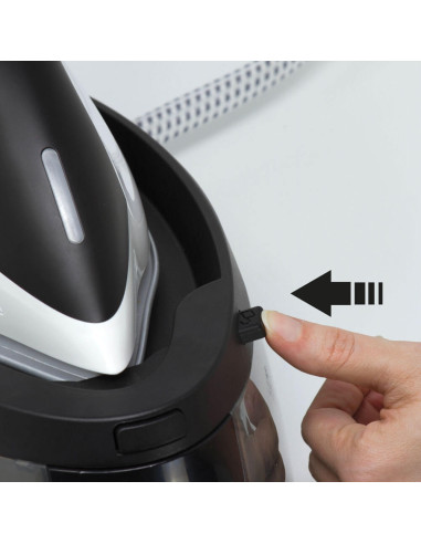 Polti Vaporella Simply VS20.20 2200 W 1,5 L Piastra in Ceramica Nero, Bianco