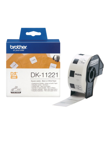 Brother DK-11221 nastro per etichettatrice Nero su bianco
