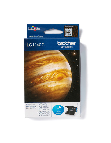 Brother LC1240C cartuccia d'inchiostro 1 pz Originale Ciano