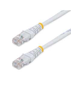 StarTech.com Cavo patch UTP Cat5e RJ45 modellato bianco da 15 m Cat 5e - Cavo patch da 15 m