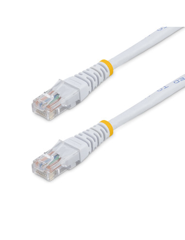 StarTech.com Cavo patch UTP Cat5e RJ45 modellato bianco da 15 m Cat 5e - Cavo patch da 15 m