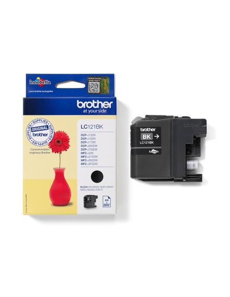 Brother LC121BK cartuccia d'inchiostro 1 pz Originale Nero