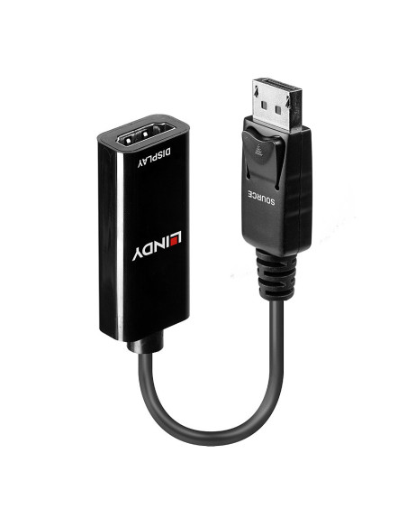 Lindy 41718 cavo e adattatore video 0,15 m DisplayPort HDMI Nero
