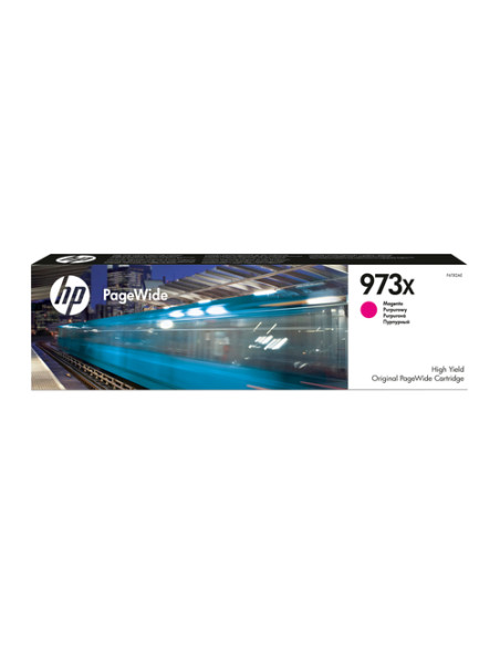 HP Cartuccia magenta ad alta capacità originale 973X PageWide