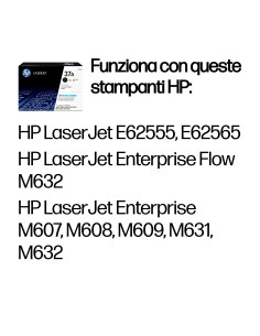 HP Cartuccia toner nero originale LaserJet 37A 2