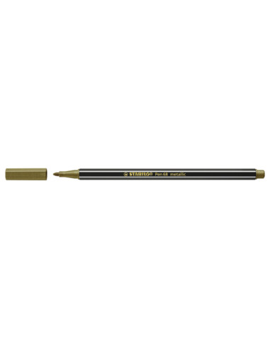 STABILO Pen 68 metallic marcatore Medio Oro 1 pz