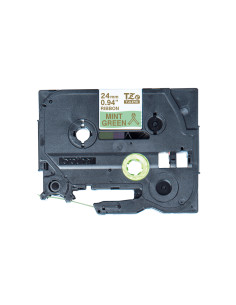 Brother TZE-RM54 nastro per etichettatrice Oro su colore menta 2
