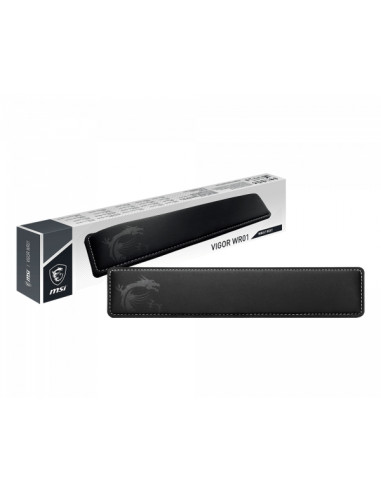 MSI Vigor-WR01 poggiapolso Memory foam, Gomma Nero