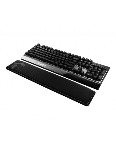 MSI Vigor-WR01 poggiapolso Memory foam, Gomma Nero