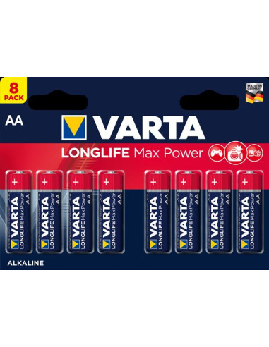 CF8 LONGLIFE MAX POWER AA ALCALINA
