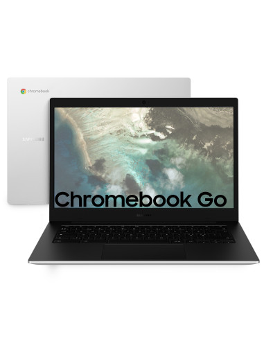 Samsung Galaxy Chromebook Go Intel® Celeron® N N4500 35,6 cm (14") HD 4 GB LPDDR4x-SDRAM 64 GB eMMC Wi-Fi 6 (802.11ax) ChromeO