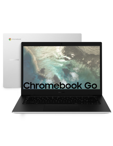 Samsung Galaxy Chromebook Go Intel® Celeron® N N4500 35,6 cm (14") HD 4 GB LPDDR4x-SDRAM 64 GB eMMC Wi-Fi 6 (802.11ax) ChromeO