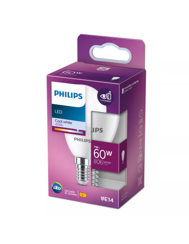 Philips Lampadina candela 60 W P48 E14