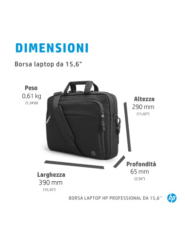 HP Professional 15.6-inch Laptop Bag