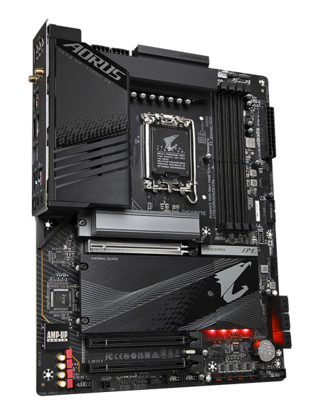 GIGABYTE Z790 AORUS ELITE AX Scheda madre - Supporta CPU Intel Core di 14a generazione, 16*+2+1 fasi VRM digitali, fino a 7600MH