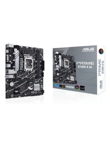 ASUS PRIME B760M-K D4 Intel B760 LGA 1700 micro ATX