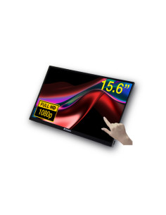 Verbatim 49592 Monitor PC 39,6 cm (15.6") 1920 x 1080 Pixel Full HD LCD Touch screen Nero