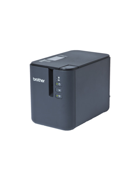 Brother PT-P900WC stampante per etichette (CD) Trasferimento termico 360 x 360 DPI 60 mm/s Con cavo e senza cavo HSE/TZe Wi-Fi