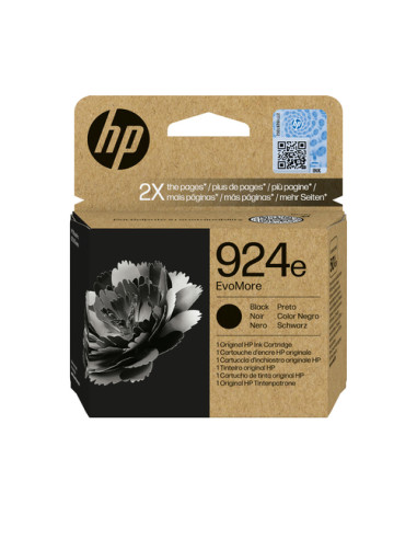 HP Cartuccia di inchiostro nero originale 924e EvoMore