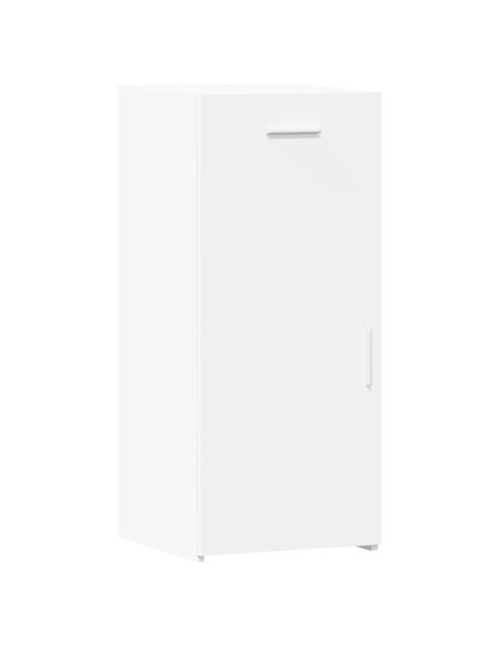 Credenza Bianca 40x42,5x93 cm in Legno Multistrato