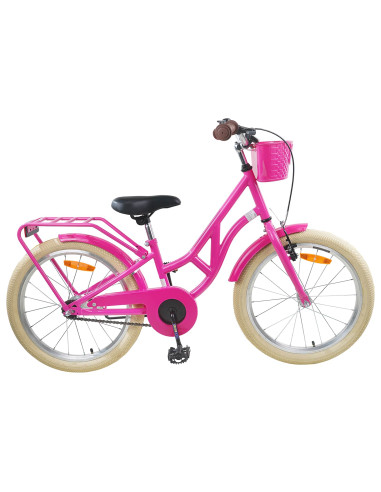 Bicicletta per Bambini 24 Pollici per 8-12 anni Rosa scuro