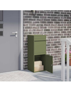 Cassetta per pacchi Oliver verde 41 x 38 x 103 cm Acciaio
