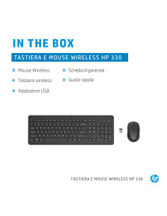 HP Combo mouse e tastiera wireless 330 2