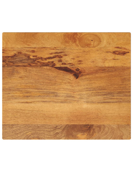 Piano per Tavolo 60x50x2,5 cm Rettangolare Legno Massello Mango