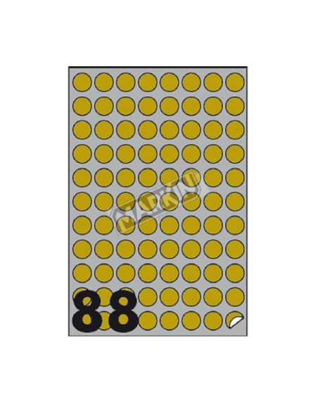 CF8800 ETICH. DIM.20 LASER ORO