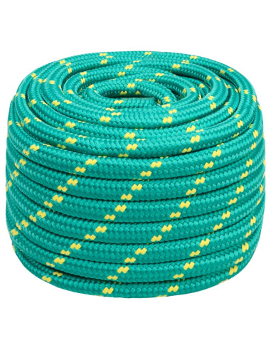 Corda per barca Verde 20 mm 25 m in Polipropilene