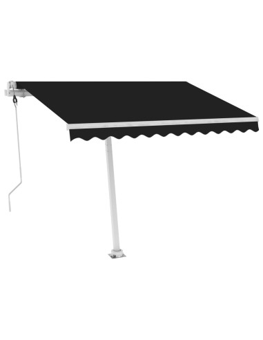 Tenda Automatica con Sensore Vento e LED 300x250 cm Antracite