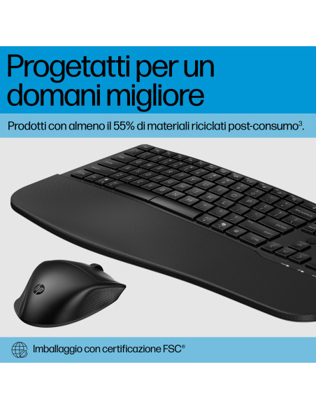 HP Combinazione di tastiera e mouse dual-mode 685 Comfort