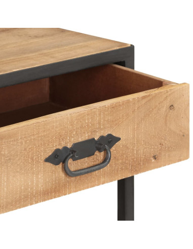 Tavolo Consolle 90x35x74cm in Legno Massello di Recupero