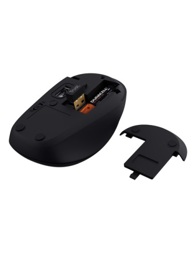 Trust Yvi+ mouse Universale Ambidestro RF senza fili + Bluetooth Ottico 1600 DPI