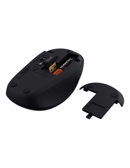 Trust Yvi+ mouse Universale Ambidestro RF senza fili + Bluetooth Ottico 1600 DPI