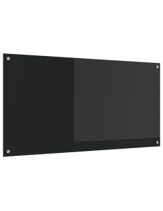Rivestimento da Cucina Nero 120 x 60 cm vetro temperato