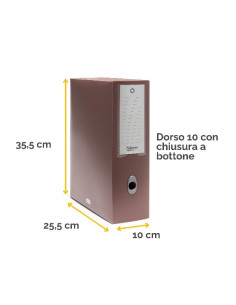 SCATOLA PROGETTO HOLOS D10 MARRONE