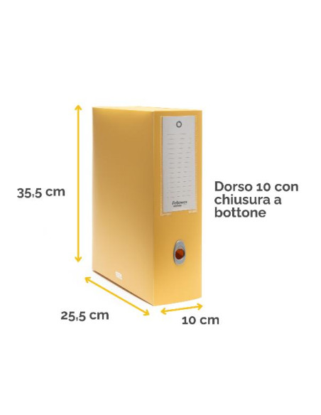 SCATOLA PROGETTO HOLOS D10 GIALLO