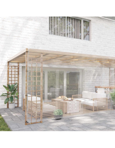 Telo con Occhielli Trasparente 6 x 6 m Polietilene