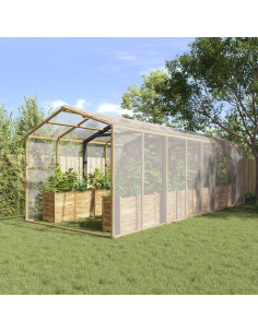 Telo con Occhielli Trasparente 6 x 8 m Polietilene