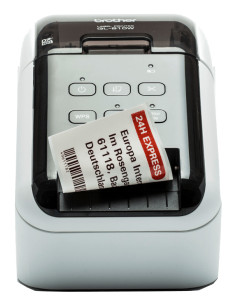 Brother QL-810W stampante per etichette (CD) Termica diretta A colori 300 x 600 DPI 176 mm/s Con cavo e senza cavo DK Wi-Fi