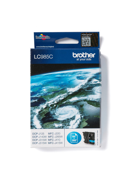 Brother LC985C cartuccia d'inchiostro 1 pz Originale Ciano