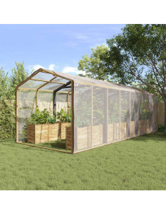 Telo con Occhielli Trasparente 6 x 6 m Polietilene