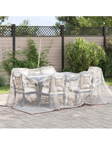 Telo con Occhielli Trasparente 2 x 2 m Polietilene