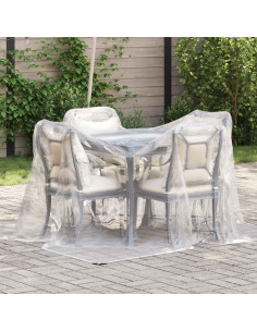 Telo con Occhielli Trasparente 2 x 2 m Polietilene